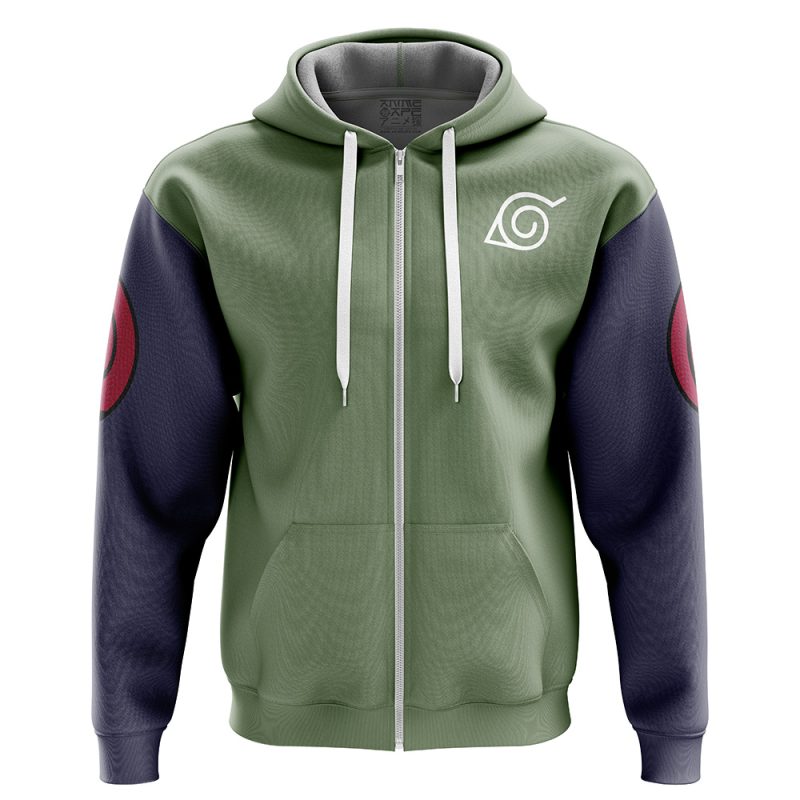 Konoha Jonin Naruto Zip Hoodie Jacket
