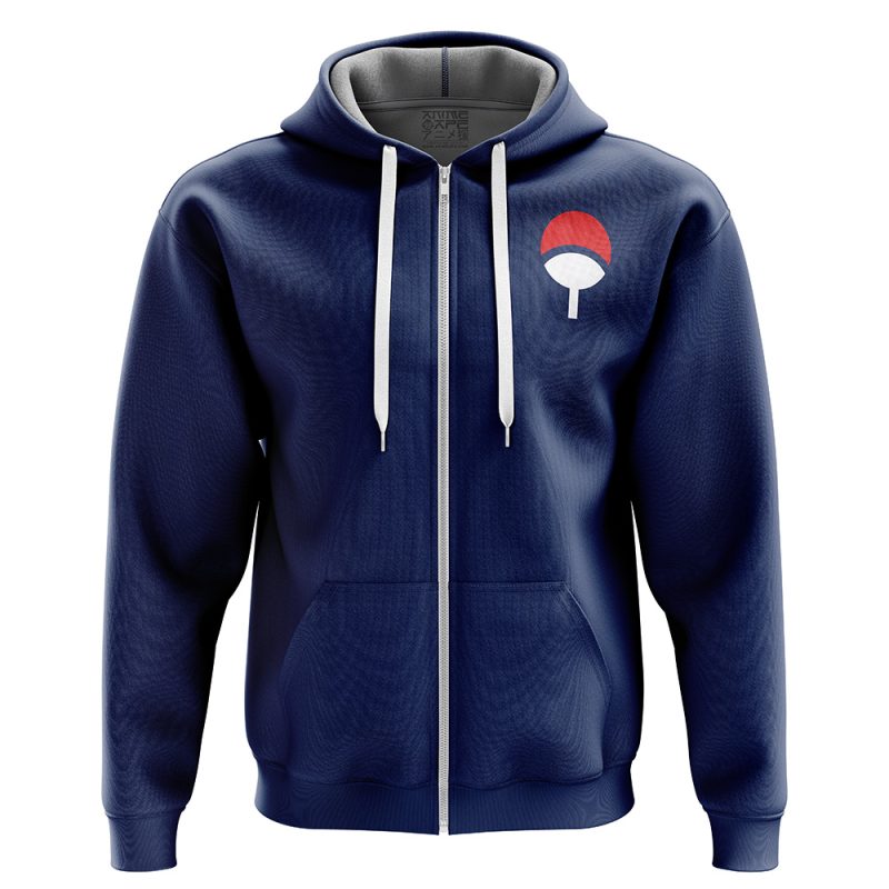 Uchiha Clan Naruto Zip Hoodie Jacket