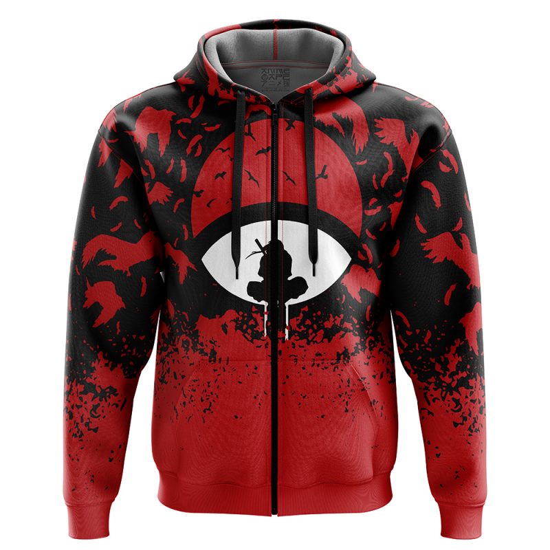 Uchiha Symbol Itachi Naruto Zip Hoodie Jacket