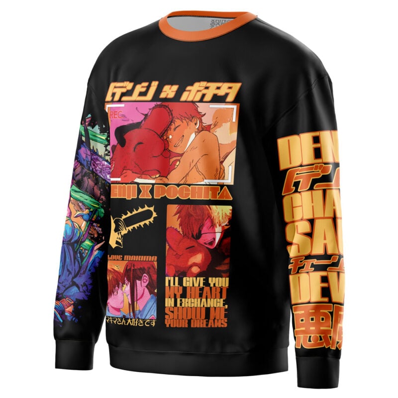 Denji V5 Chainsaw Man Streetwear Sweatshirt - Image 3