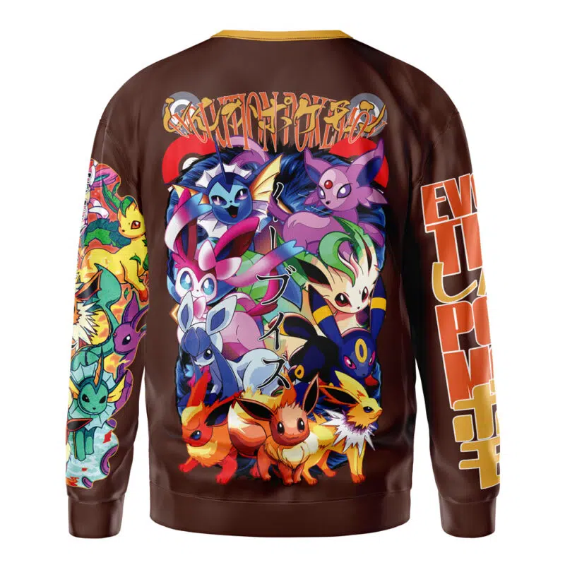 Eeveelution Pokemon Streetwear Sweatshirt