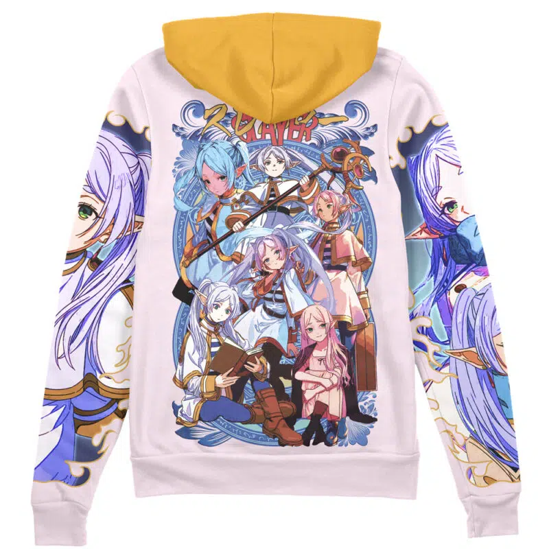 Frieren V3 Frieren Beyond Journey’s End Streetwear Zip Hoodie Jacket