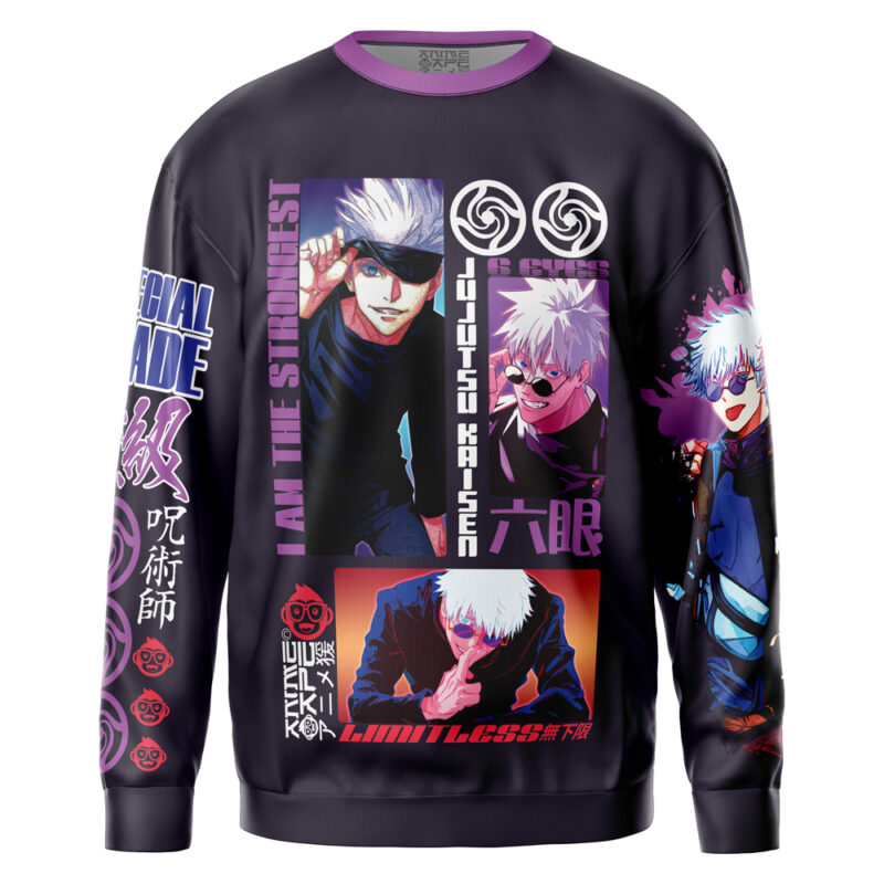 Satoru Gojo V3 Jujutsu Kaisen Streetwear Sweatshirt - Image 2