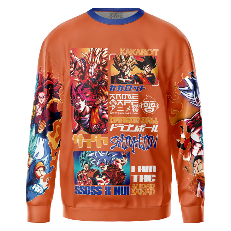 Son Goku V2 Dragon Ball Z Streetwear Sweatshirt - Image 2