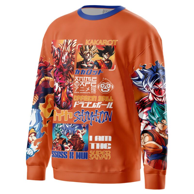Son Goku V2 Dragon Ball Z Streetwear Sweatshirt - Image 3