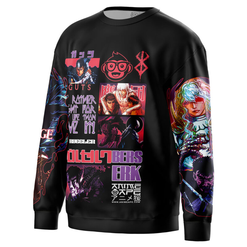 Guts V4 Berserk Streetwear Sweatshirt - Image 2