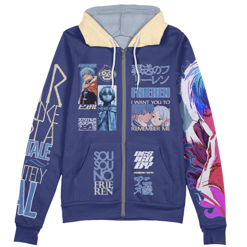 Himmel Frieren Beyond Journey’s End Streetwear Zip Hoodie Jacket - Image 2