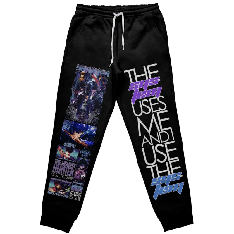 Sung Jin Woo V2 Solo Leveling Streetwear Sweatpants