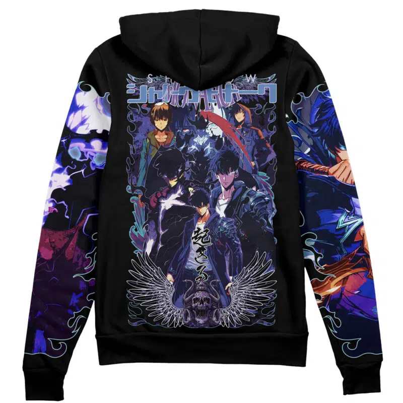 Sung Jin Woo V2 Solo Leveling Streetwear Zip Hoodie Jacket