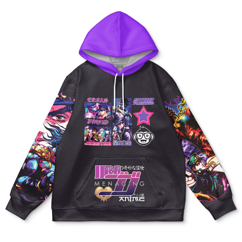 Jotaro Kujo V2 Jojo’s Bizarre Adventure Streetwear Hoodie - Image 2
