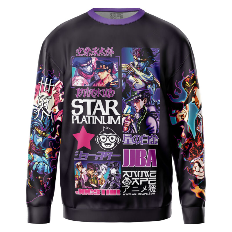 Jotaro Kujo V2 Jojo's Bizarre Adventure Streetwear Sweatshirt - Image 2