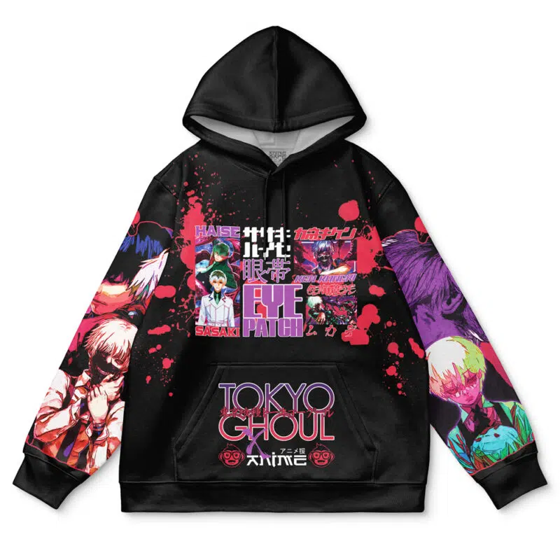 Kaneki Ken V2 Tokyo Ghoul Streetwear Hoodie - Image 2