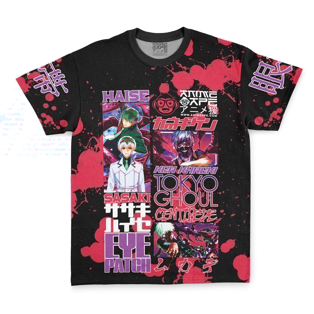 $SWAG 様用 TOKION・Emigre・Deisel・Arkitip Kaneki Ken V2 Tokyo Ghoul Streetwear T-Shirt | Anime Ape