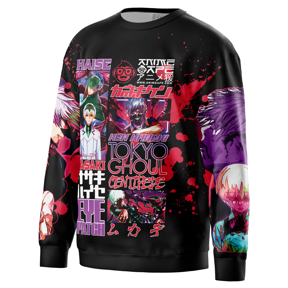 Kaneki Ken V2 Tokyo Ghoul Streetwear Sweatshirt - Image 3