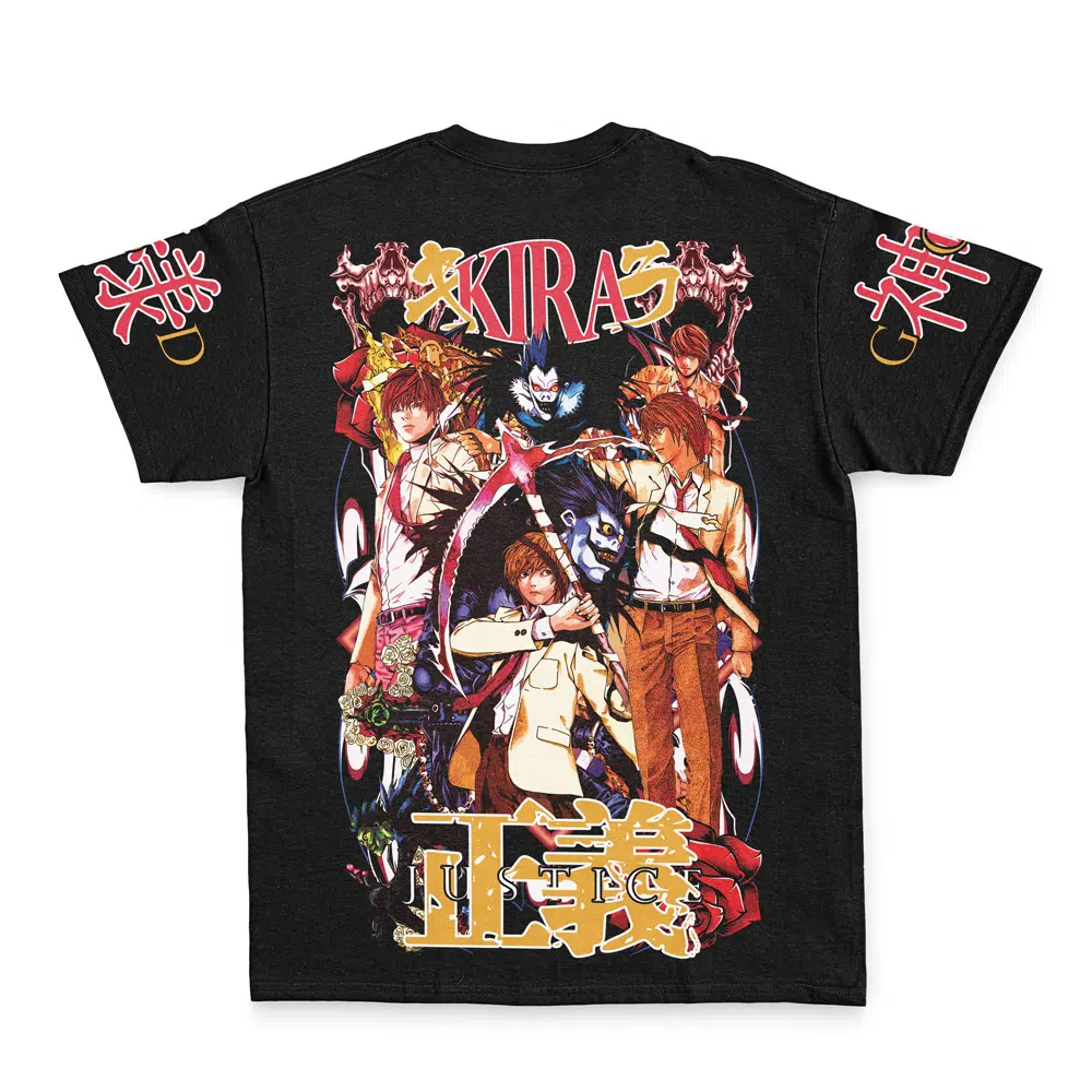 Light Yagami V2 Death Note Streetwear T-Shirt | Anime Ape