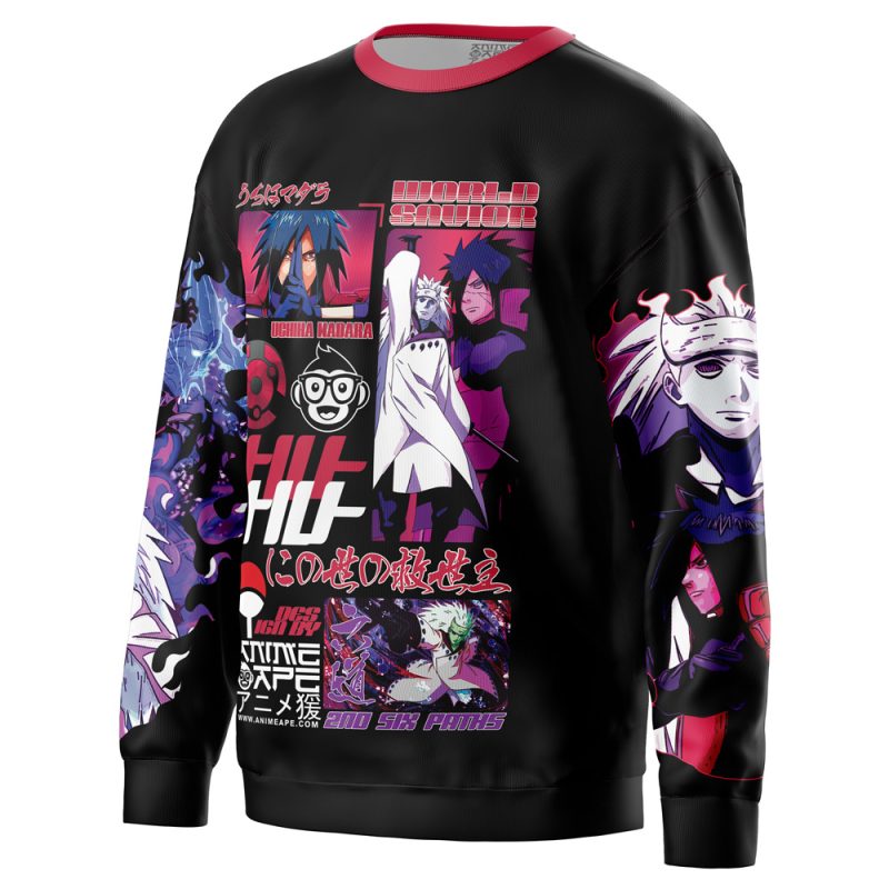 Uchiha Madara V3 Shippuden Streetwear Sweatshirt - Image 3