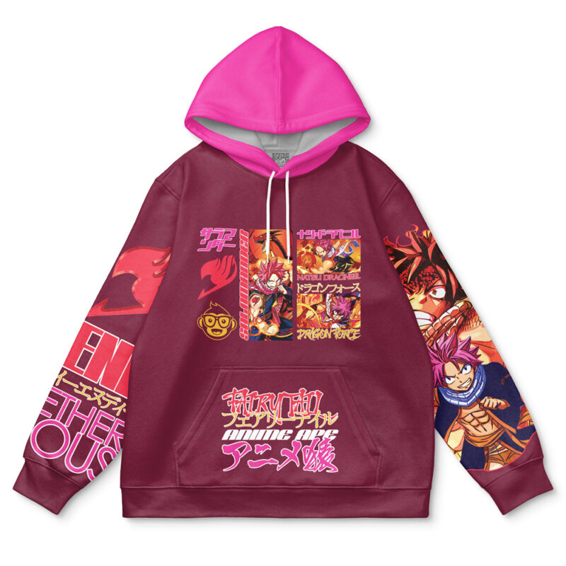 Natsu Dragneel V2 Fairy Tail Streetwear Hoodie - Image 2