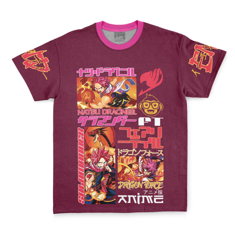 Natsu Dragneel V2 Fairy Tail Streetwear T-Shirt - Image 3