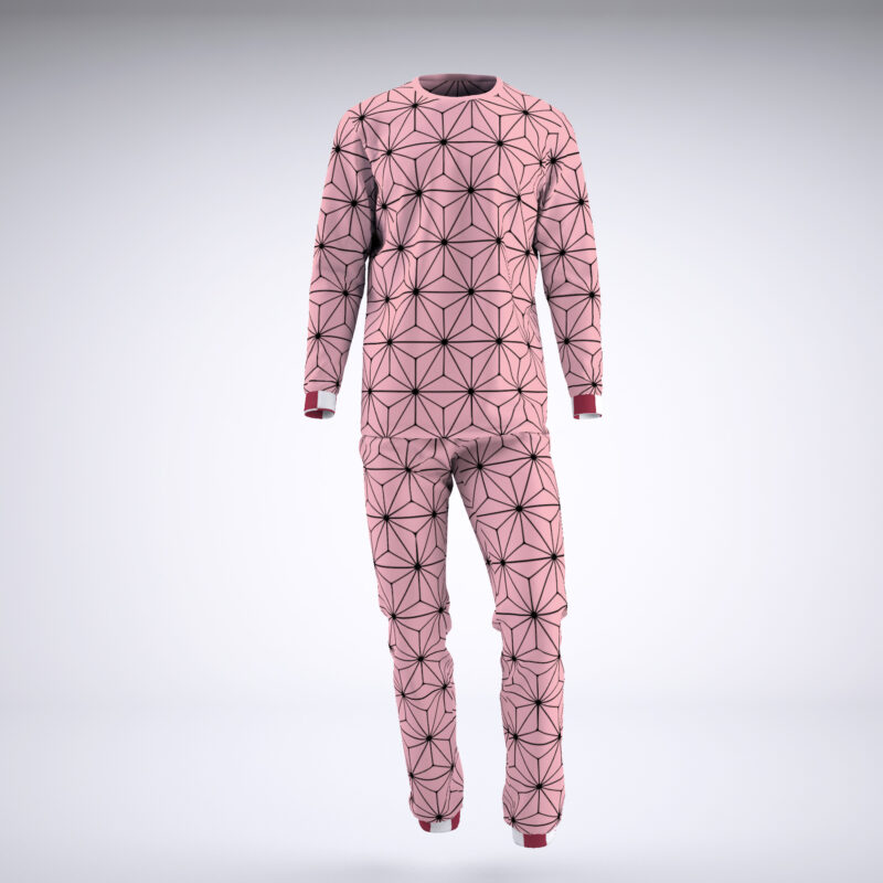 Nezuko Kamado Demon Slayer Pajamas - Image 4