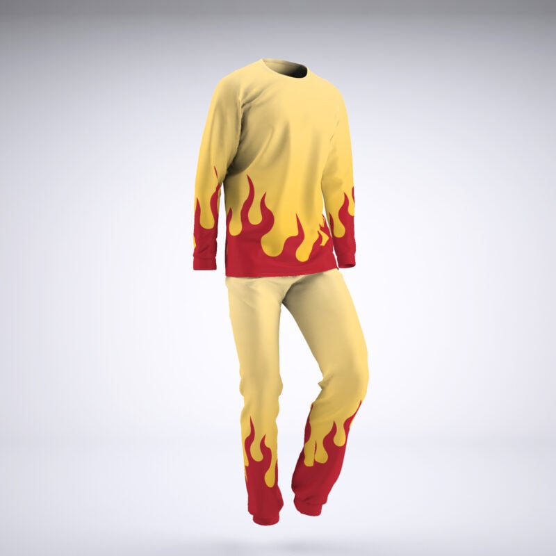 Kyojuro Demon Slayer Pajamas - Image 4