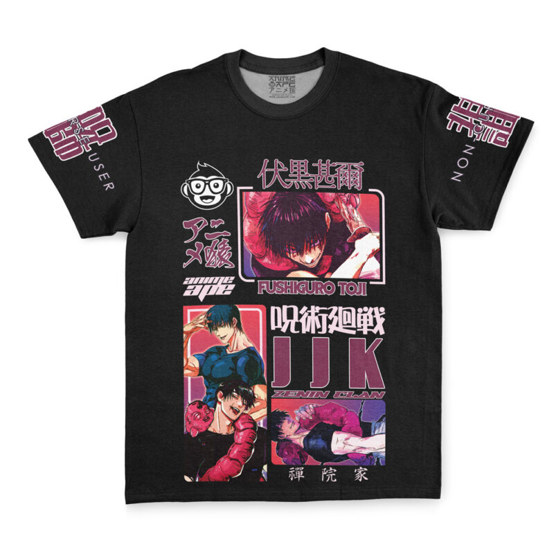 Fushiguro Toji V2 Jujutsu Kaisen Streetwear T-Shirt - Image 3