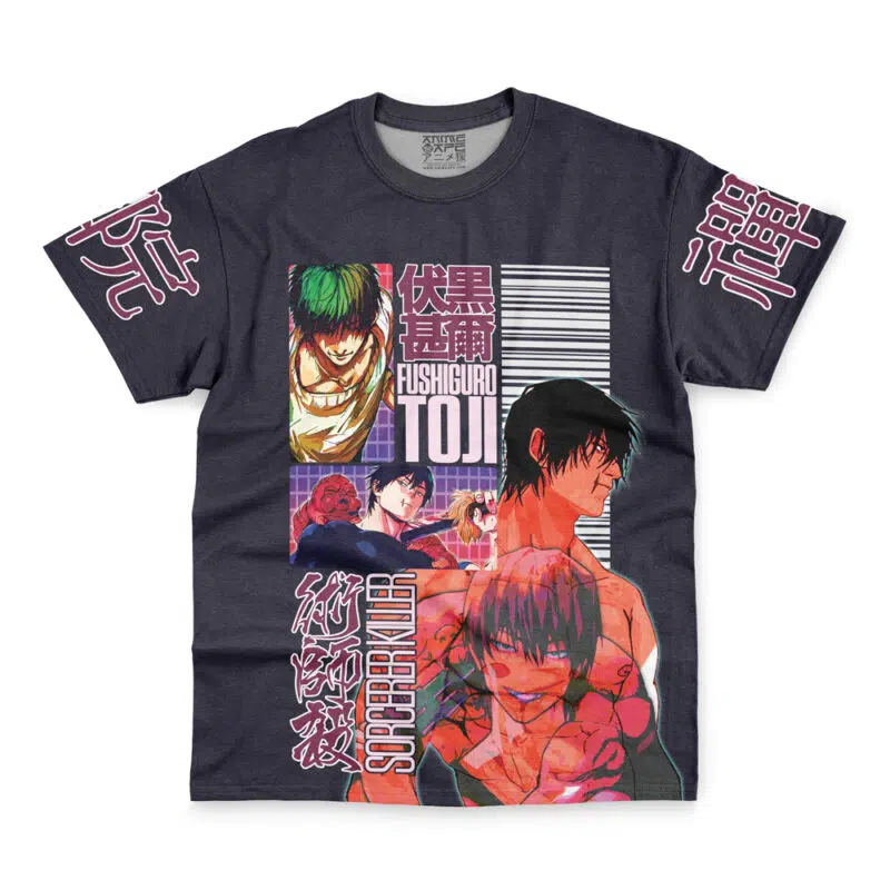 Fushiguro Toji Jujutsu Kaisen Streetwear T-Shirt - Image 2