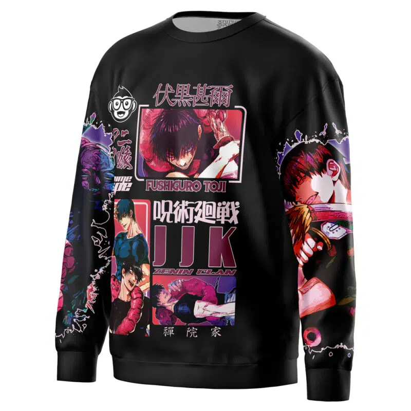 Fushiguro Toji V2 Jujutsu Kaisen Streetwear Sweatshirt - Image 3