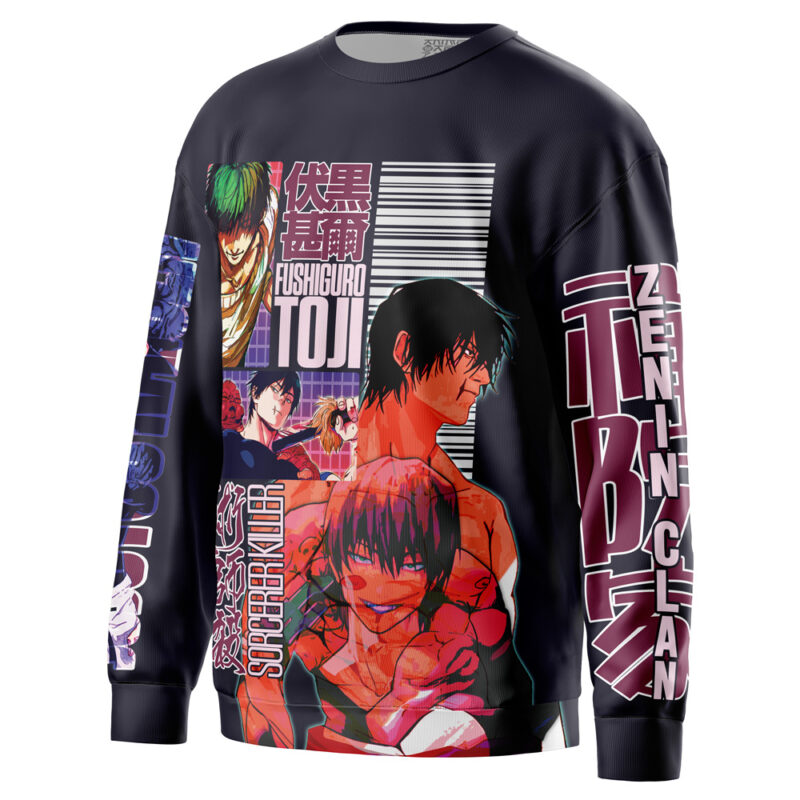 Fushiguro Toji Jujutsu Kaisen Streetwear Sweatshirt - Image 2