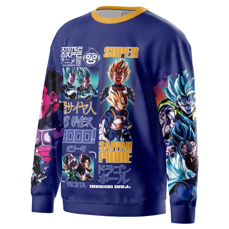 Vegeta V4 Dragon Ball Z Streetwear Sweatshirt - Image 3