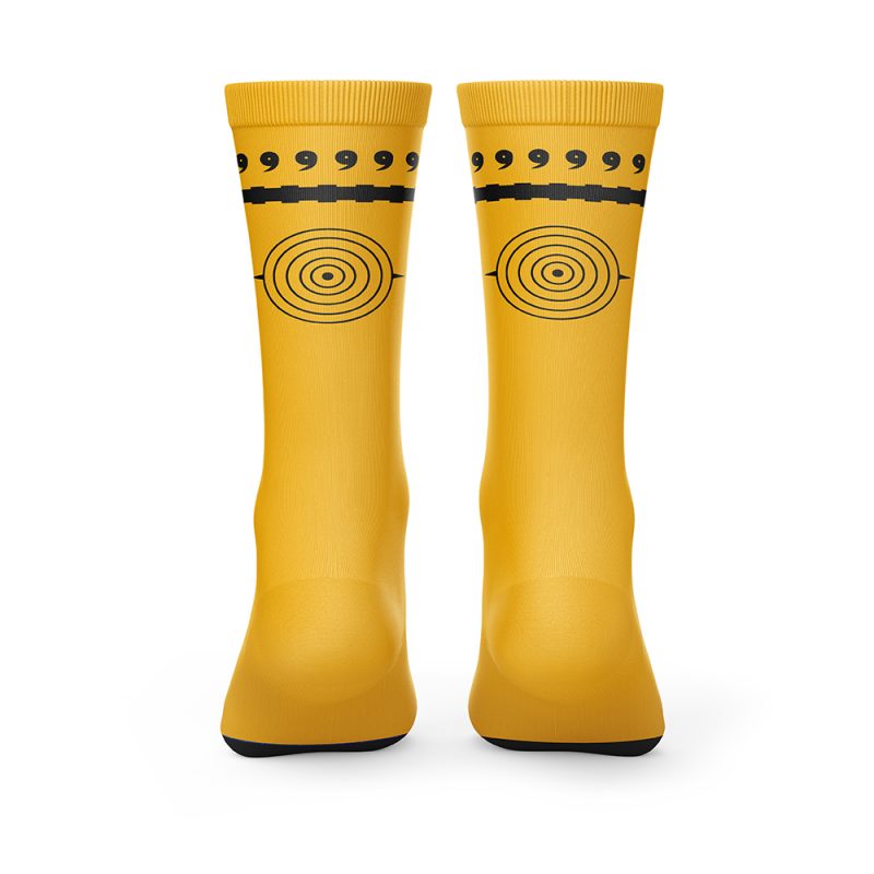 Nine-Tails Chakra Mode Shippuden Socks - Image 3