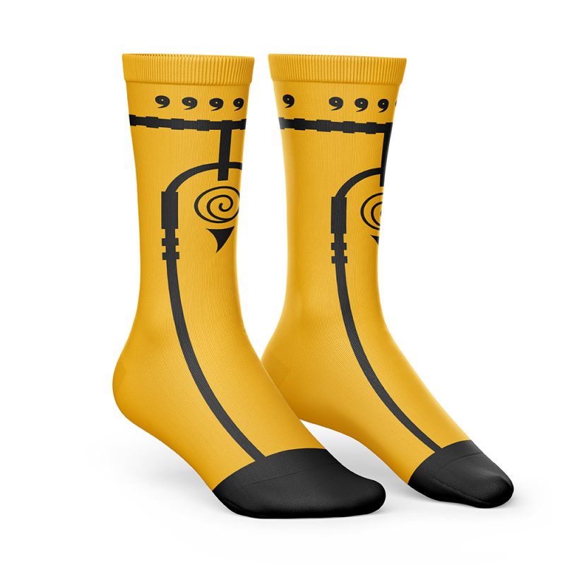 Nine-Tails Chakra Mode Shippuden Socks - Image 2