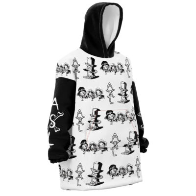 Ace Sabo Luffy One Piece Snug Oversized Blanket Hoodie