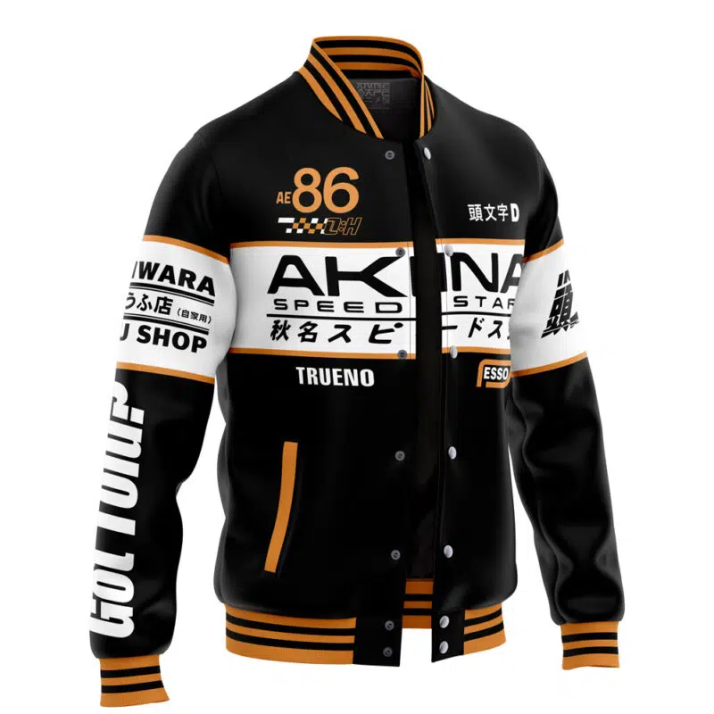 Akina Speed Stars Initial D Varsity Jacket
