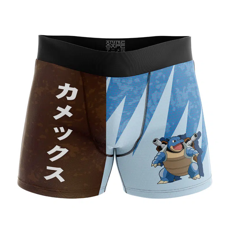 Blastoise Classic Pokemon Boxer Briefs Mens Underwear