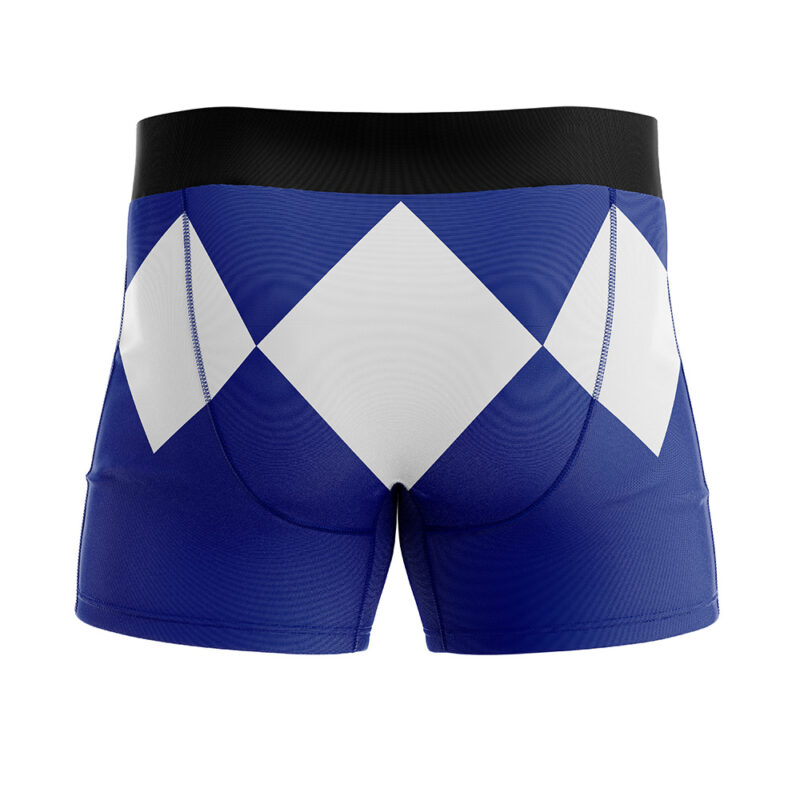 Blue Ranger Mighty Morphin Power Rangers Boxer Briefs Men's Underwear - Image 3