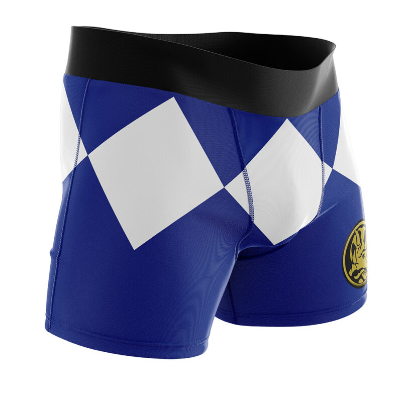 Blue Ranger Mighty Morphin Power Rangers Boxer Briefs Men's Underwear - Image 2