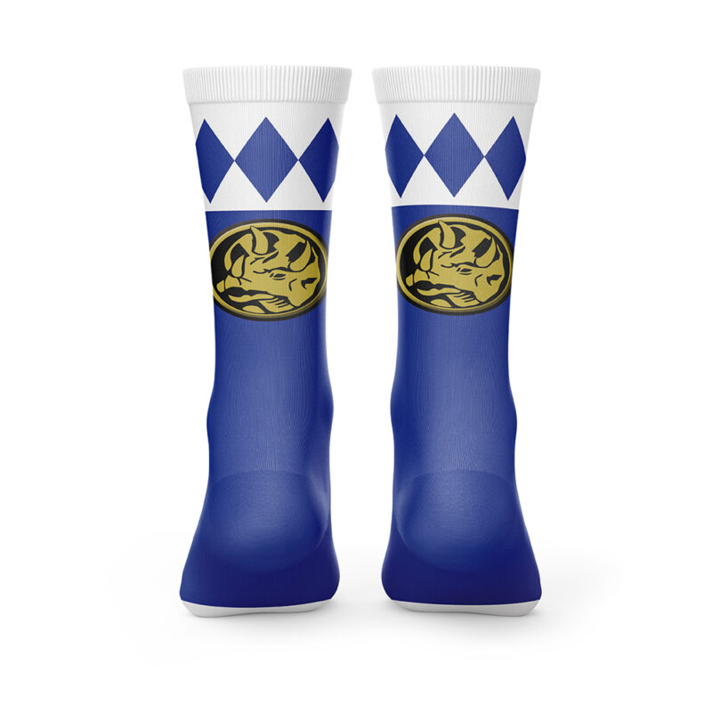 Blue Ranger Mighty Morphin Power Rangers Socks - Image 3