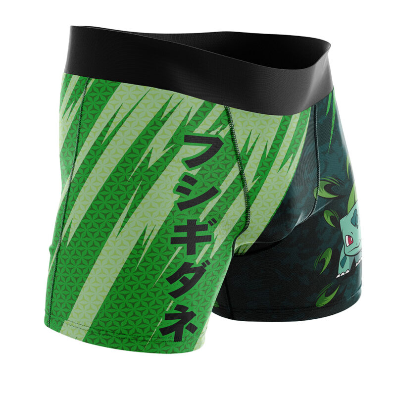 Bulbasaur Classic Pokemon Boxer Briefs Mens Underwear - Image 2