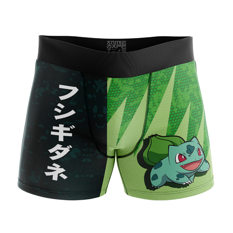 Bulbasaur Classic Pokemon Boxer Briefs Mens Underwear