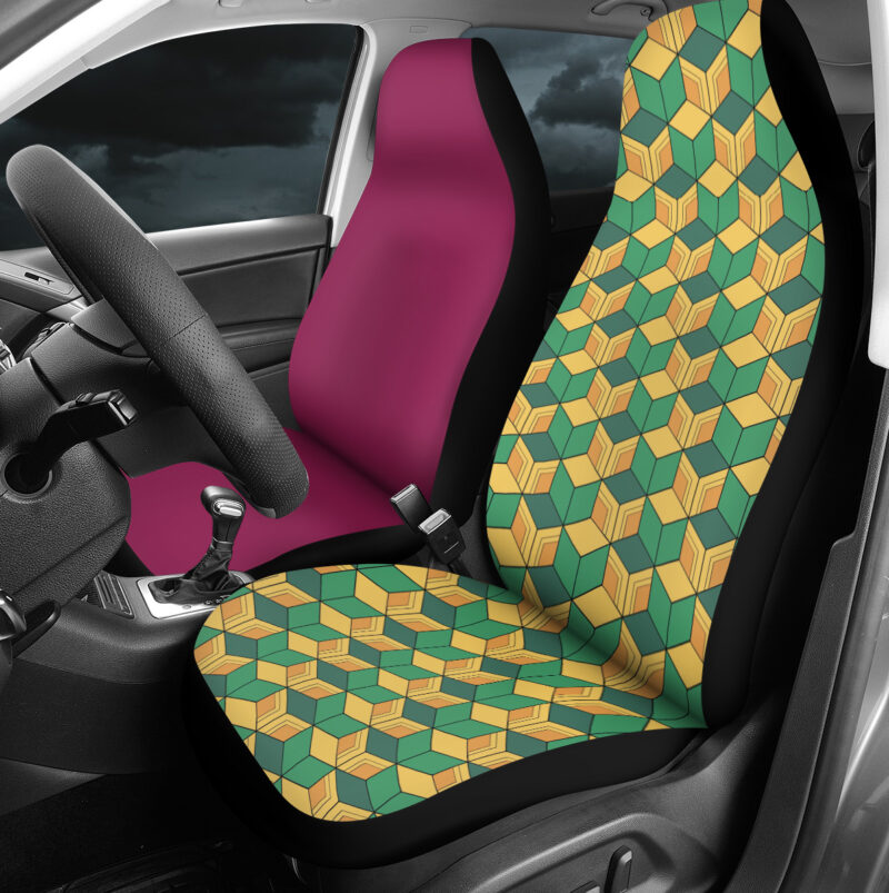 Giyu Tomioka Demon Slayer Car Seat Covers - Image 3