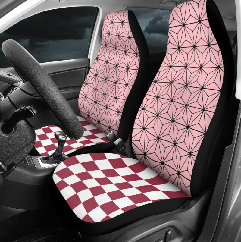 Nezuko Kamado Demon Slayer Car Seat Covers - Image 3
