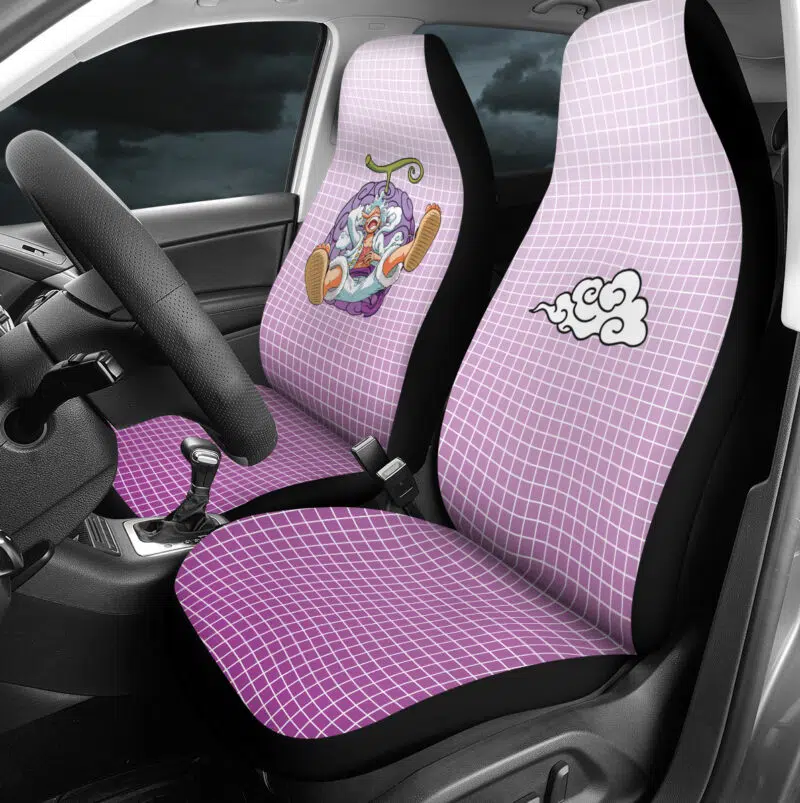 Gear 5 Luffy v2 One Piece Car Seat Covers - Image 4