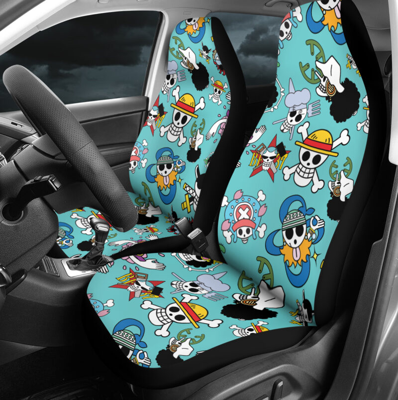 Jolly Roger One Piece Car Seat Covers - Image 4