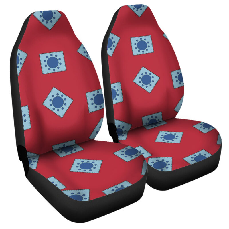 Luffy Wano Pattern One Piece Car Seat Covers