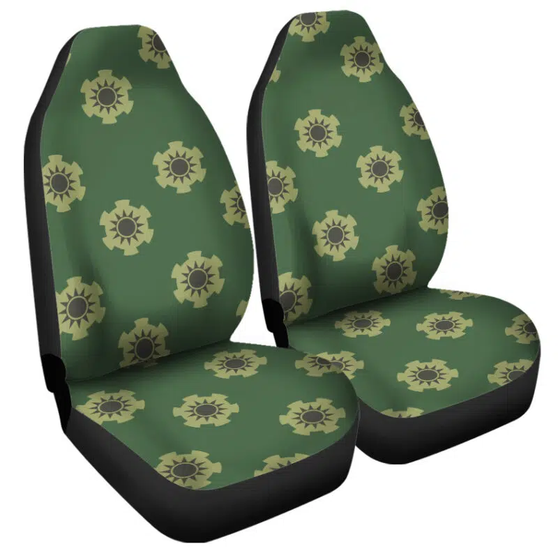 Zoro Wano Pattern One Piece Car Seat Covers