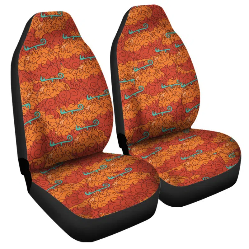 Mera Mera No Mi One Piece Car Seat Covers