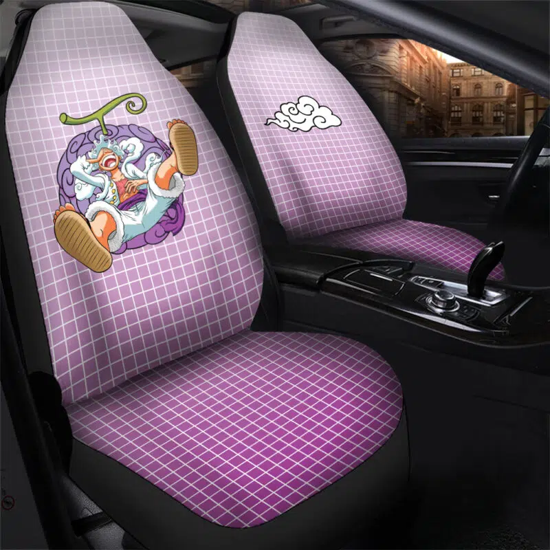 Gear 5 Luffy v2 One Piece Car Seat Covers - Image 3