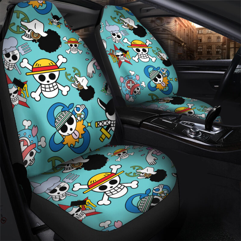 Jolly Roger One Piece Car Seat Covers - Image 3