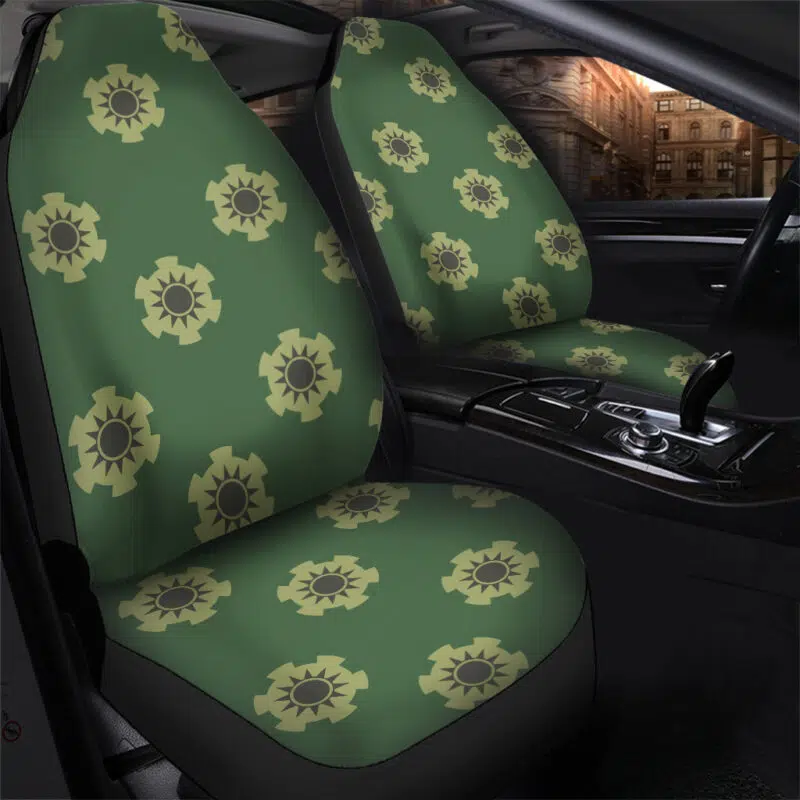 Zoro Wano Pattern One Piece Car Seat Covers - Image 3