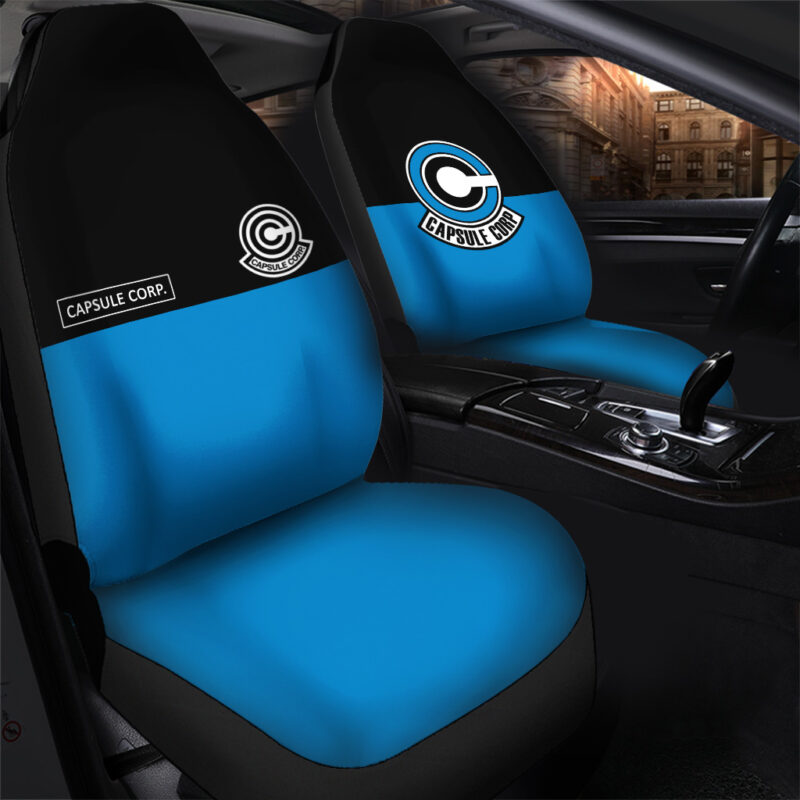 Capsule Corp Dragon Ball Z Car Seat Covers - Image 3